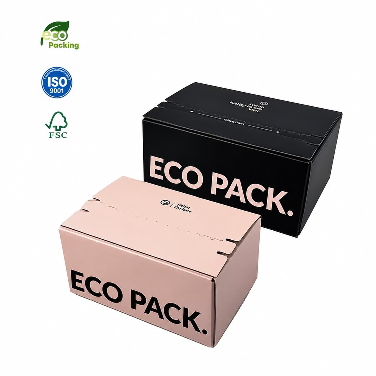 Custom corrugated mailer box product example